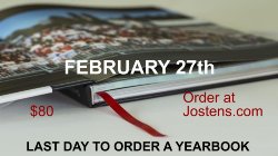 last day to order yearbook
